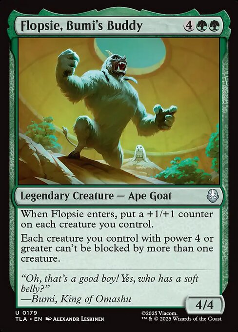 Flopsie, Bumi's Buddy - Avatar: The Last Airbender