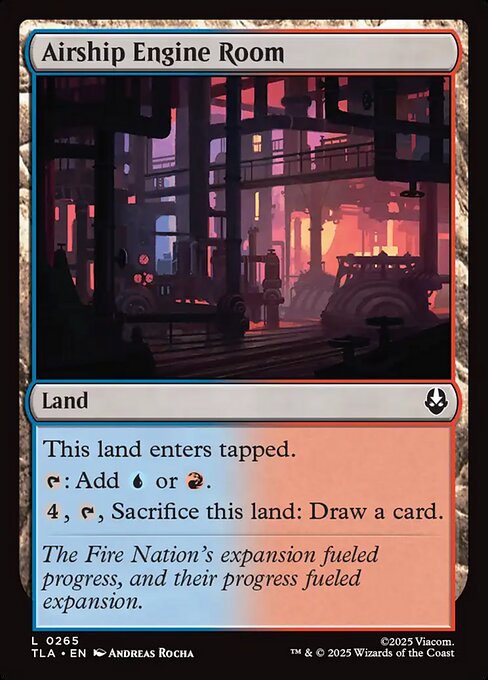 Airship Engine Room - Avatar: The Last Airbender