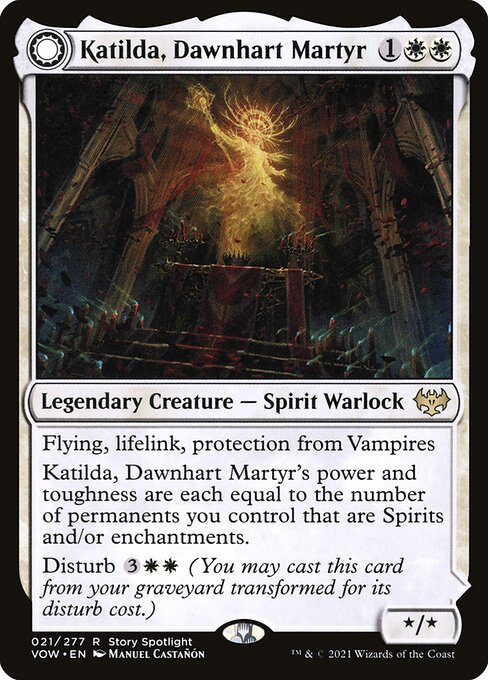Katilda, Dawnhart Martyr // Katilda’s Rising Dawn