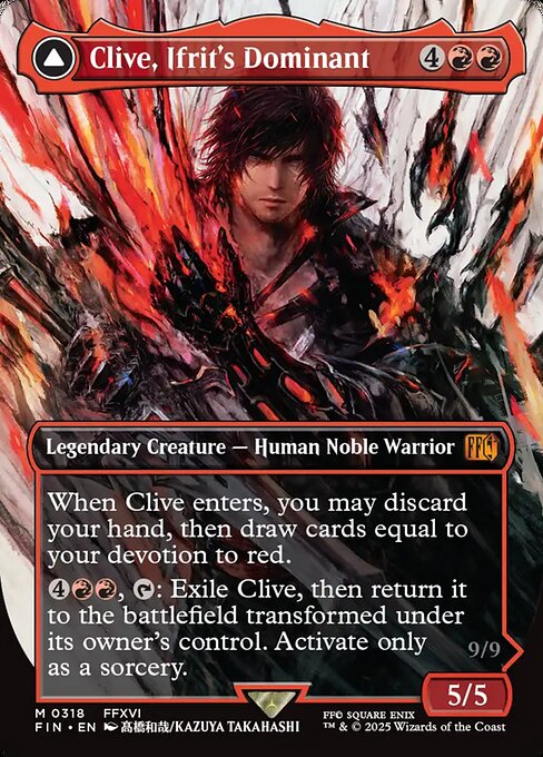 Clive, Ifrit’s Dominant // Ifrit, Warden of Inferno