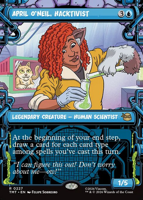 April O’Neil, Hacktivist