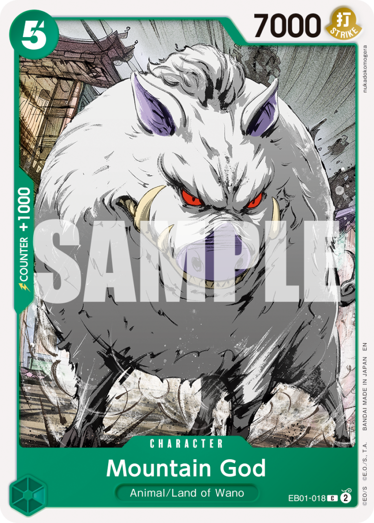 Mountain God – EB01-018 (Alt Art R1)