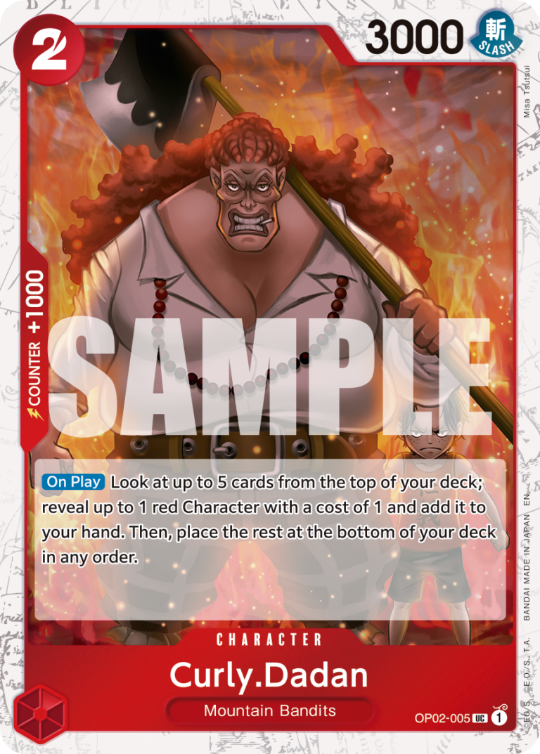 Curly.Dadan – OP02-005 (Alt Art P1)