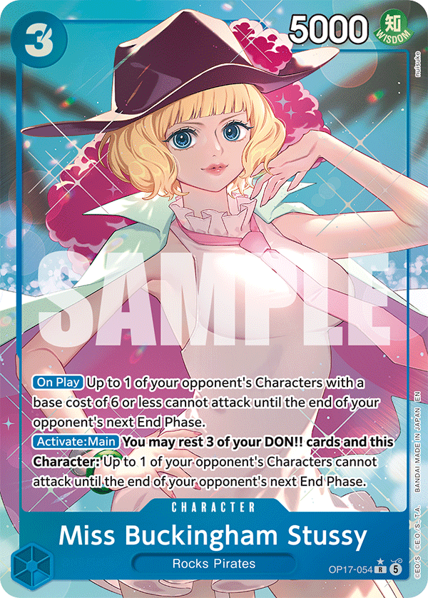 Miss Buckingham Stussy – OP17-054 (Alt Art P1)