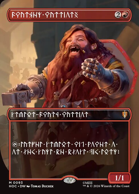 Dwarven Warriors (Foil)