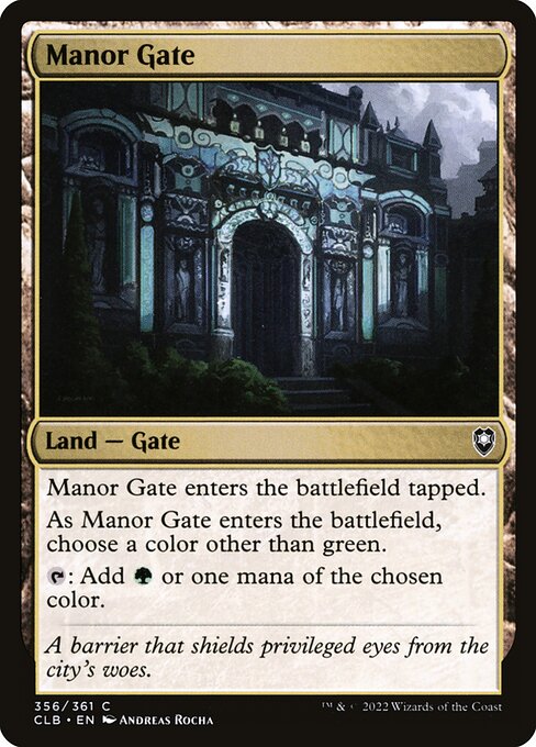 Manor Gate (Foil)