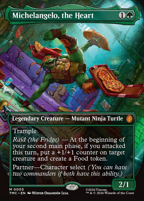 Michelangelo, the Heart (Foil)