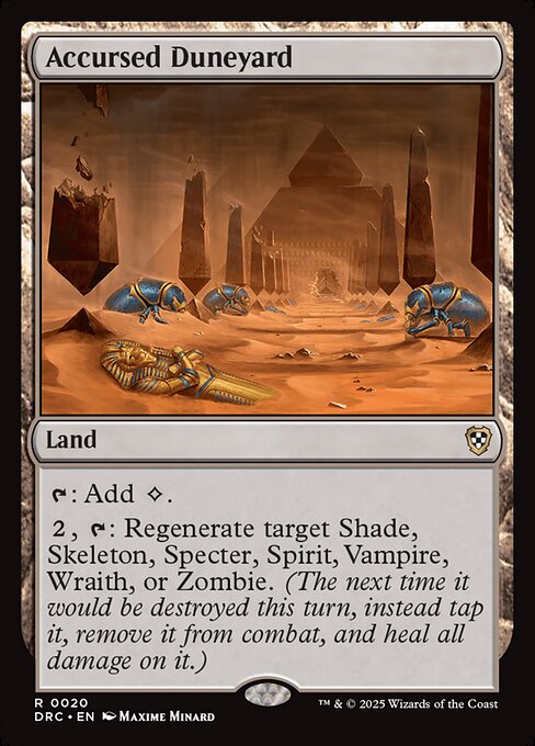 Accursed Duneyard (Extended Art)