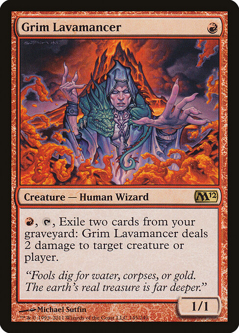 Grim Lavamancer (Foil)